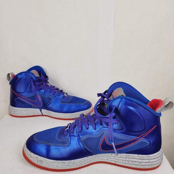 Nike Lunar Force 1 mid Game Royal blue mens Size 12 sneakers 2012 main image 5